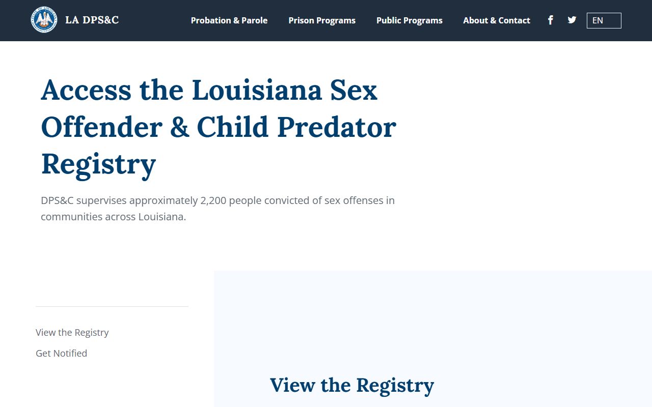 Caldwell Parish criminal court records Louisiana DPS and Corrections sex offender registry information