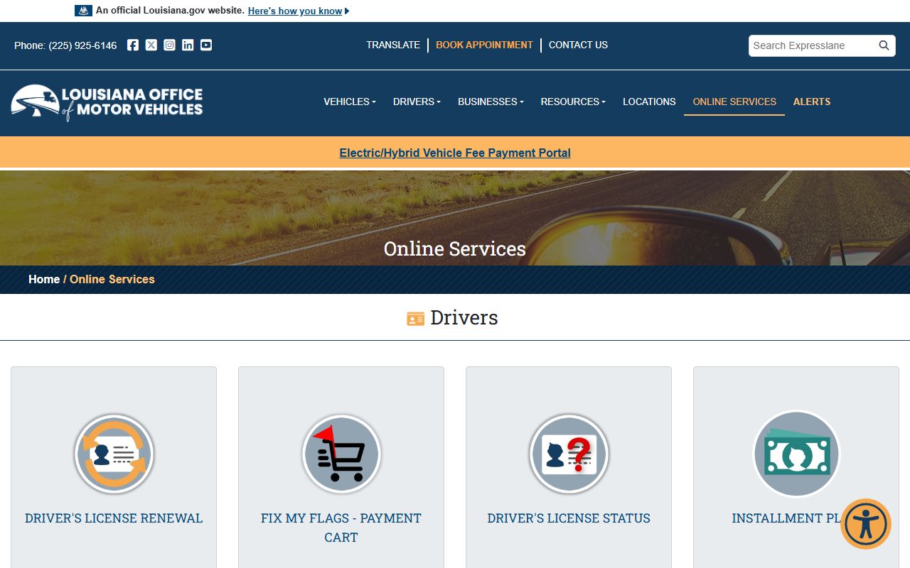 Caldwell Parish traffic court records and Louisiana OMV online services